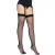 Leg Avenue - Butterfly backseam - Чулки с узором в виде бабочек, O/S (чёрный)
